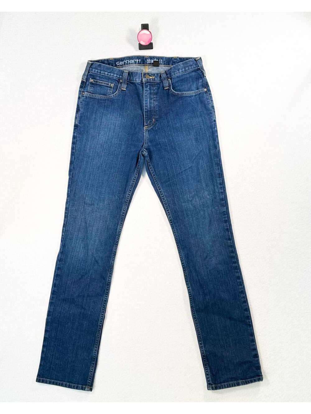 Carhartt Rugged Flex Relaxed Fit Dark Wash Denim Men’s 33x34